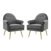 Revive Armchair Performance Velvet Set of 2