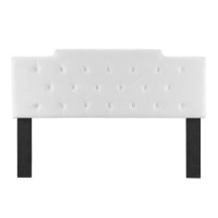 Juliet Tufted FullQueen Performance Velvet Headboard