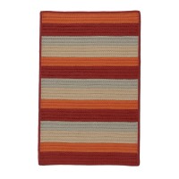 Colonial Mills Norwood Area Rug 2x3 Orange Red