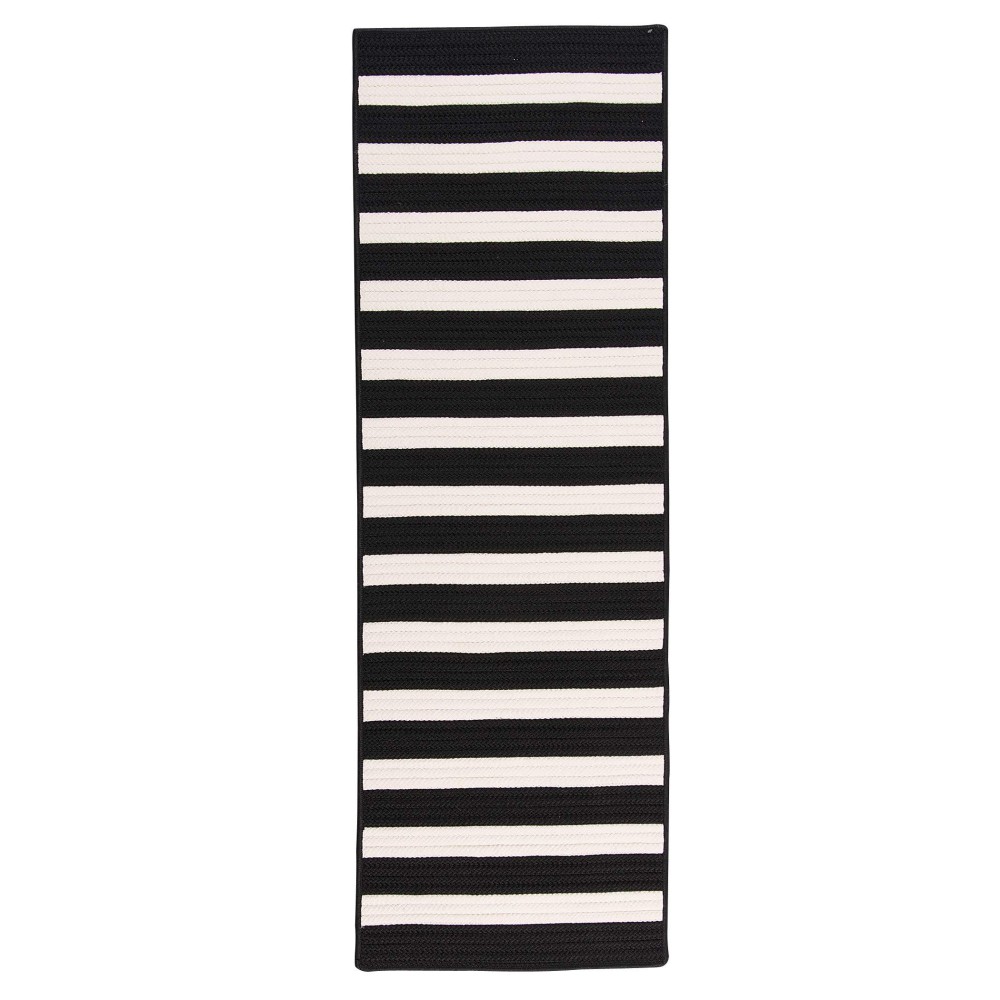 Colonial Mills Bayamo Runner Black 30x132