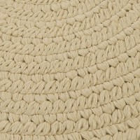 Colonial Mills Barataria Braided Area Rug 42X66 Linen