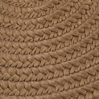 Colonial Mills Barataria Braided Area Rug 9X11 Cashew