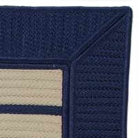 Colonial Mills Vizima Braided Area Rug 6X8 Navy