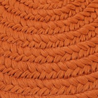 Colonial Mills Tortuga Braided Area Rug 5X7 Orange