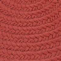 Colonial Mills Tortuga Braided Area Rug 2X11 Terracotta