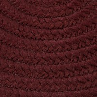 Colonial Mills Tortuga Braided Area Rug 2X11 Burgundy