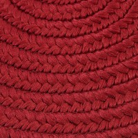 Colonial Mills Tortuga Braided Area Rug 5X7 Red