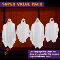 Joyin Halloween Hanging Ghosts4 Pack Two In 355 And Two In 275 For Halloween Party Decoration Cute Flying Ghost For F