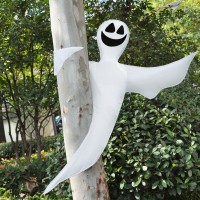 Joyin Halloween Tree Wrap Ghost Decoration Smiling Ghost Design Decorations Halloween Outdoor Lawn Tree Decor Ghost Party S