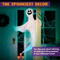 Joyin Halloween Tree Wrap Ghost Decoration Smiling Ghost Design Decorations Halloween Outdoor Lawn Tree Decor Ghost Party S