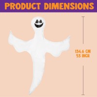 Joyin Halloween Tree Wrap Ghost Decoration Smiling Ghost Design Decorations Halloween Outdoor Lawn Tree Decor Ghost Party S