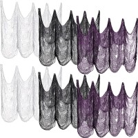 Legigo 6 Pack Halloween Creepy Cloth 30 X 72 Inch Spooky Scary Gauze For Halloween Party Supplies Home Wall Doorway Outdoor Y