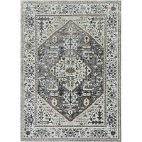 Homeroots Decor 26 X 83 X 025 Grey Polyester Rug