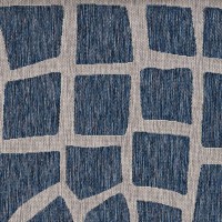 Homeroots Decor 63 X 91 X 025 Bluegrey Polypropylene Rug