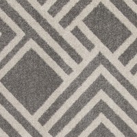 Homeroots Decor 63 X 91 X 05 Grey Polypropelene Rug