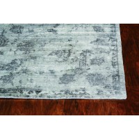 Homeroots Decor 39 X 63 X 025 Grey Viscose Rug