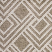 Homeroots 91 X 130 X 05 Beige Polypropelene Rug