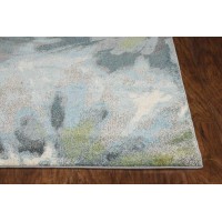 Homeroots Decor 39 X 59 X 05 Teal Polypropelene Rug