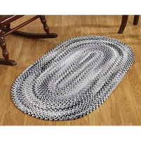 Better Trends Ombre Collection of Braided Super Soft and Plush Reversible Indoor Area Utility Rug 100 Cotton Chenille in Vibran