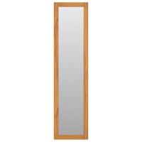 vidaXL Wall Mirror with Shelves 118x118x472 Solid Teak Wood 289070