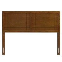 Modway Archie Wood Headboard, Walnut