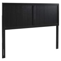 Modway Robbie Wood Twin Headboard In Black