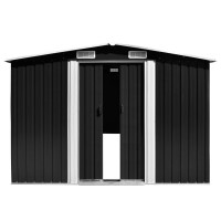 vidaXL Garden Shed 1012x1173x701 Metal Anthracite 46307