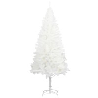 vidaXL Artificial Christmas Tree White with Stand Home Living Room Office Garden Christmas Ornament Decor Xmas Holiday Decoratio
