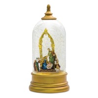 Melrose Nativity Snow Globe 105 H Plastic Gift Home Creative Nightstand Bedroom Decoration