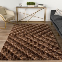 Archer AAR31BR5X8 Brown Area Rug