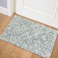 Delilah ADL31BL2X3 Navy ThrowAccent Rug