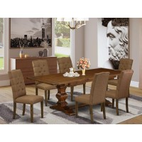 Table Top Table Pedestal Parson Chairs LAEL78718