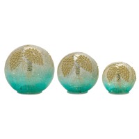 LED Pinecone Orb Set of 3