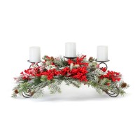 Pine and Berry Centerpiece