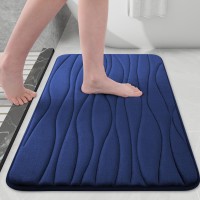 Buganda Memory Foam Bathroom Rug Mat 24X16 Extra Soft And Absorbent Bath Mats Nonslip And Machine Washable Bath Rugs For Bath