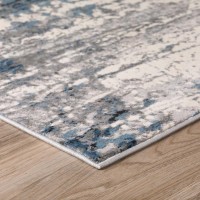 Addison Dayton Transitional Watercolor Silver 23 x 75 Runner Rug