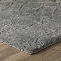 Addison Lauren Trellis Grey 910 x 132 Area Rug