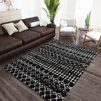 Addison Lauren Geometric Tribal Charcoal 51 x 75 Area Rug