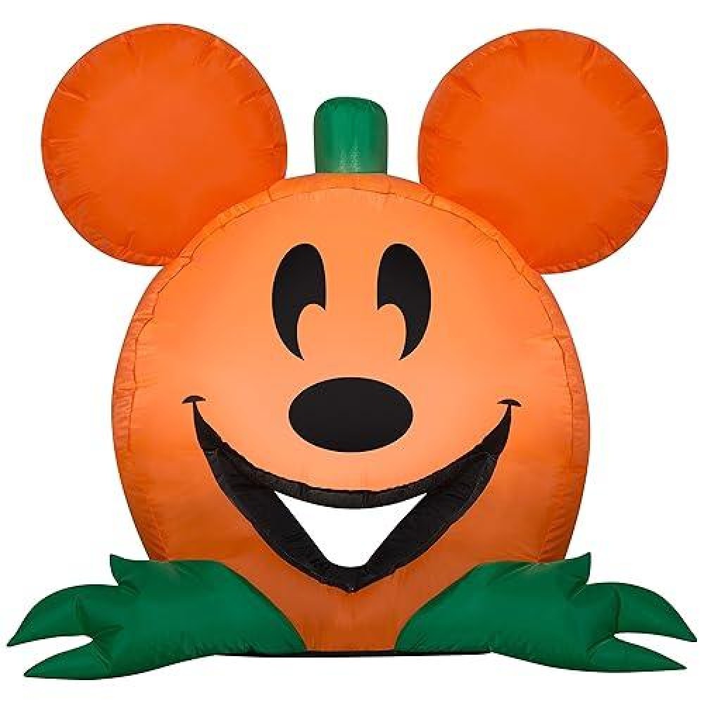 Gemmy Airblown Cutie Mickey Mouse Disney  3 Ft Tall  Orange