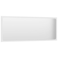 vidaXL Bathroom Mirror Vanity Unit Washroom Wall Furniture Home Decor Interior Hallway Bedroom Laundry Room Dressing 394 White