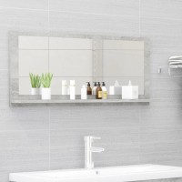 vidaXL Bathroom Wall Mirror with Shelf 354x41x146 Modern Design Durable Engineered Wood Acrylic Practical Storage C