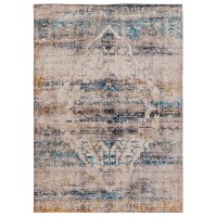 Artisan Old English Style Traditional Rug 8 x 10 Blue