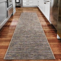 Addison Villager Active Solid Multi 23 x 76 Runner Rug