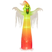 Hourleey 9 Ft Halloween Inflatables Outdoor Halloween Blow Up Yard Decorations With Builtin Led Lights For Indoor Outdoor Part