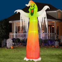 Hourleey 9 Ft Halloween Inflatables Outdoor Halloween Blow Up Yard Decorations With Builtin Led Lights For Indoor Outdoor Part