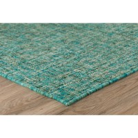 Addison Winslow Active Solid Peacock 23 x 76 Runner Rug