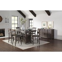 Jofran Madison County Reclaimed Solid Wood Slatback Farmhouse Dining Chair (Set Of 2), Barnwood Brown