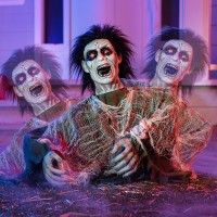 Joyin Halloween Outdoor Decoration Zombie Groundbreaker Animatronics Zombie Props Halloween Outside Decor Animated Groundbreak