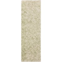 Zoe ZZ1 Lime 23 x 76 Runner Rug