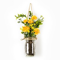 Hanging Floral Jar Vase Set of 6